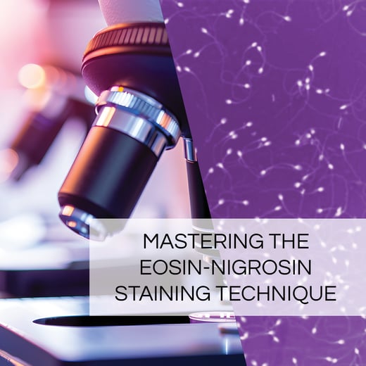 Image Eosin stain and microscope
