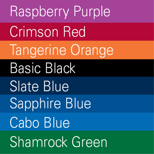 Spectrum of different dyes for polystyrene beads